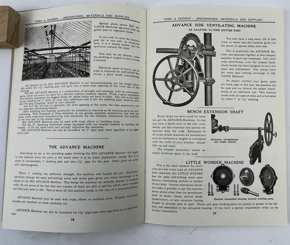 1959 Yoho & Hooker Greenhouses Catalog 157 Youngstown OH + Pricelist + other ads