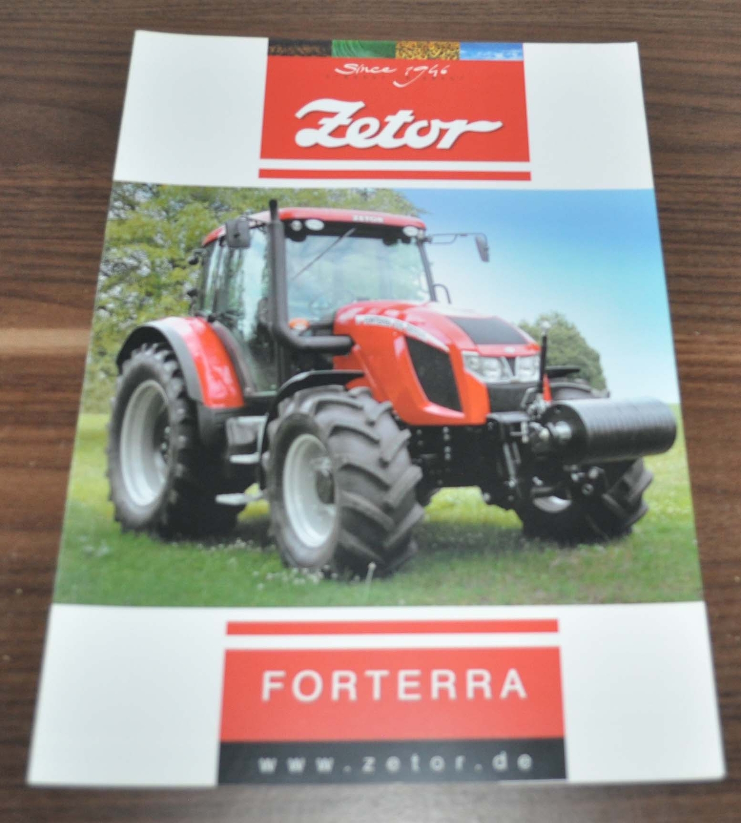 Zetor Forterra Tractor Specification Brochure Prospekt