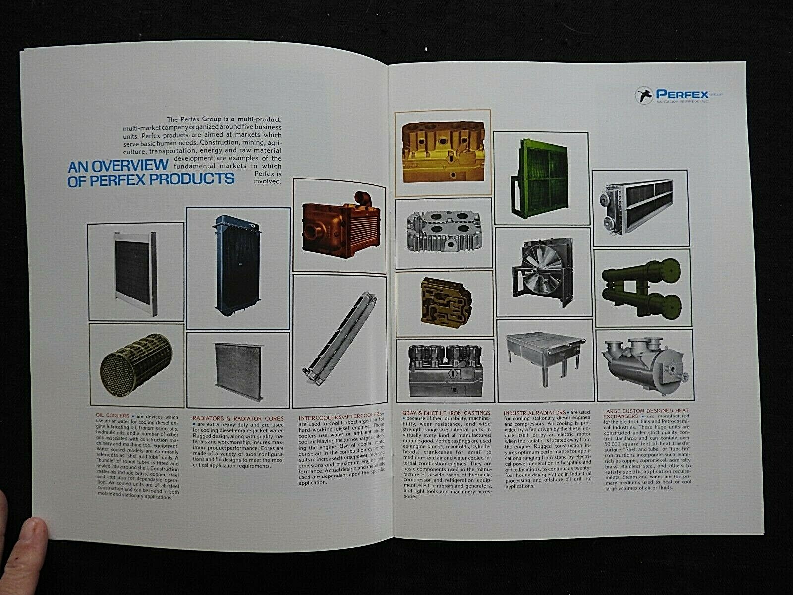 c1980 McQUAY-PERFEX AUTOMOTIVE INDUSTRY SALES RADIATORS ETC BROCHURE DAIKIN