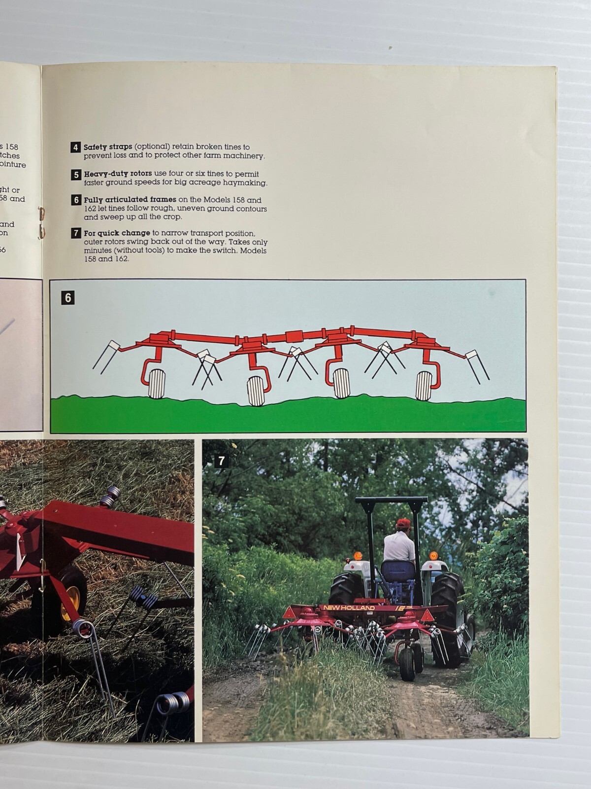 New Holland *156-254* Tedders / Rake Tedder Sales Brochure (Original Brochure)