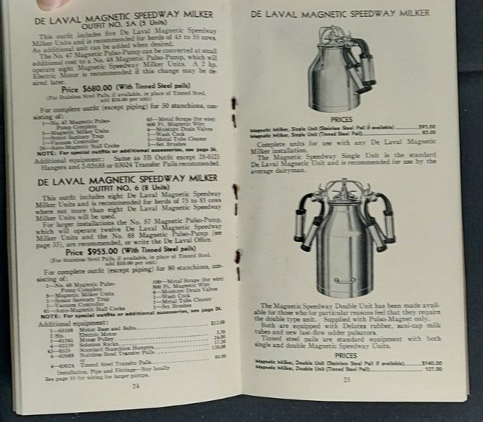1944 De Laval Price Book Special Dealer Edition DeLaval Separator Co Chicago
