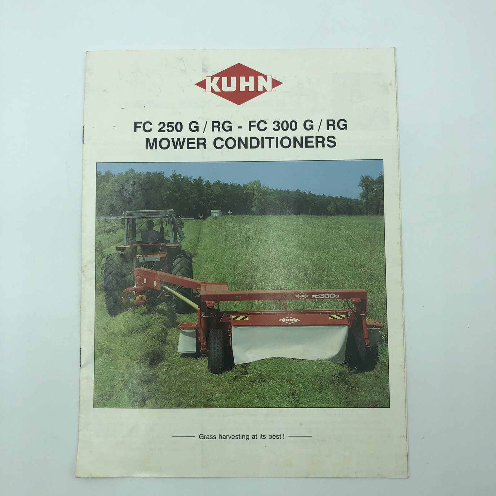 Original Kuhn FC250 and FC 300 Mower Conditioners Sales Brochure Form
