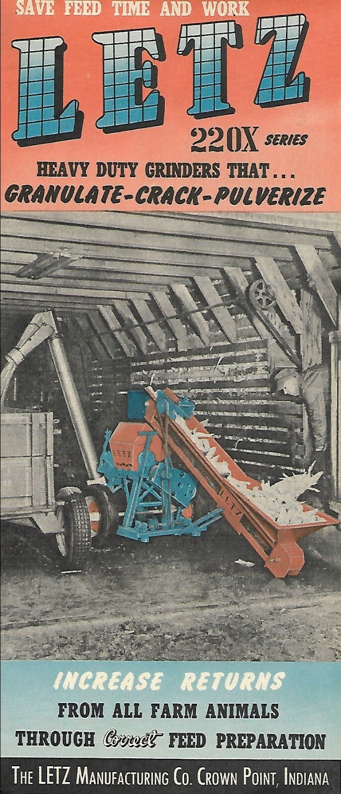 Farm Equipment Brochure – Letz – 220X series – Feed Grinder (F7773) N