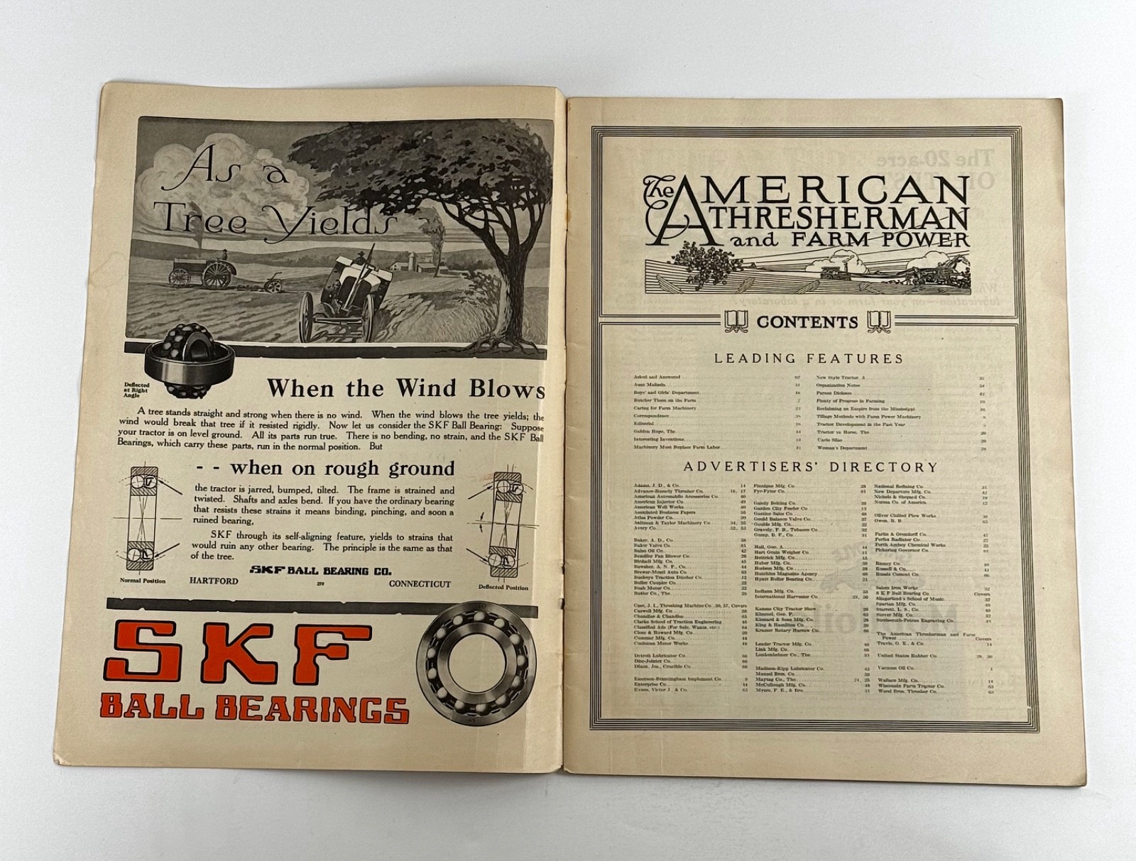 The American Thresherman & Farm Power MAGAZINE February 1918 MADISON, WIS.
