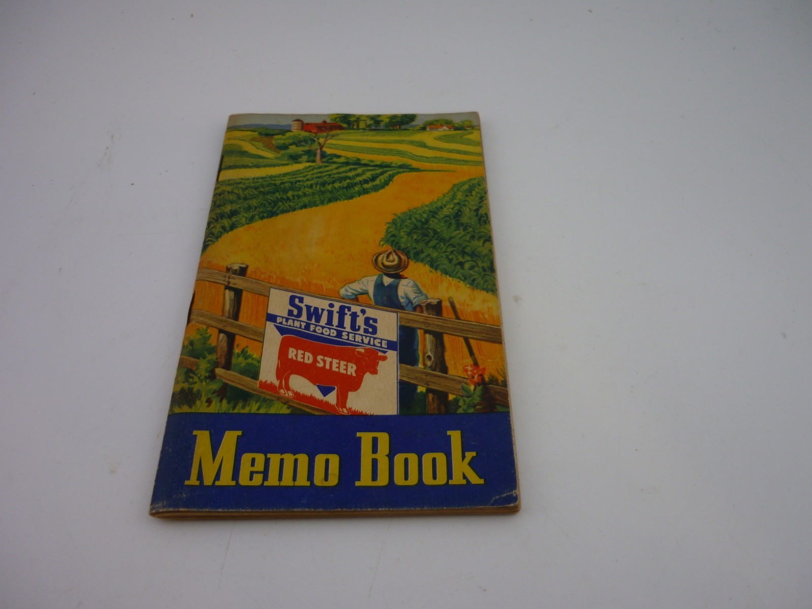 1955 Swift&rsquo;s Red Steer Memo Book Farm Advertising Fertilizer Calendar