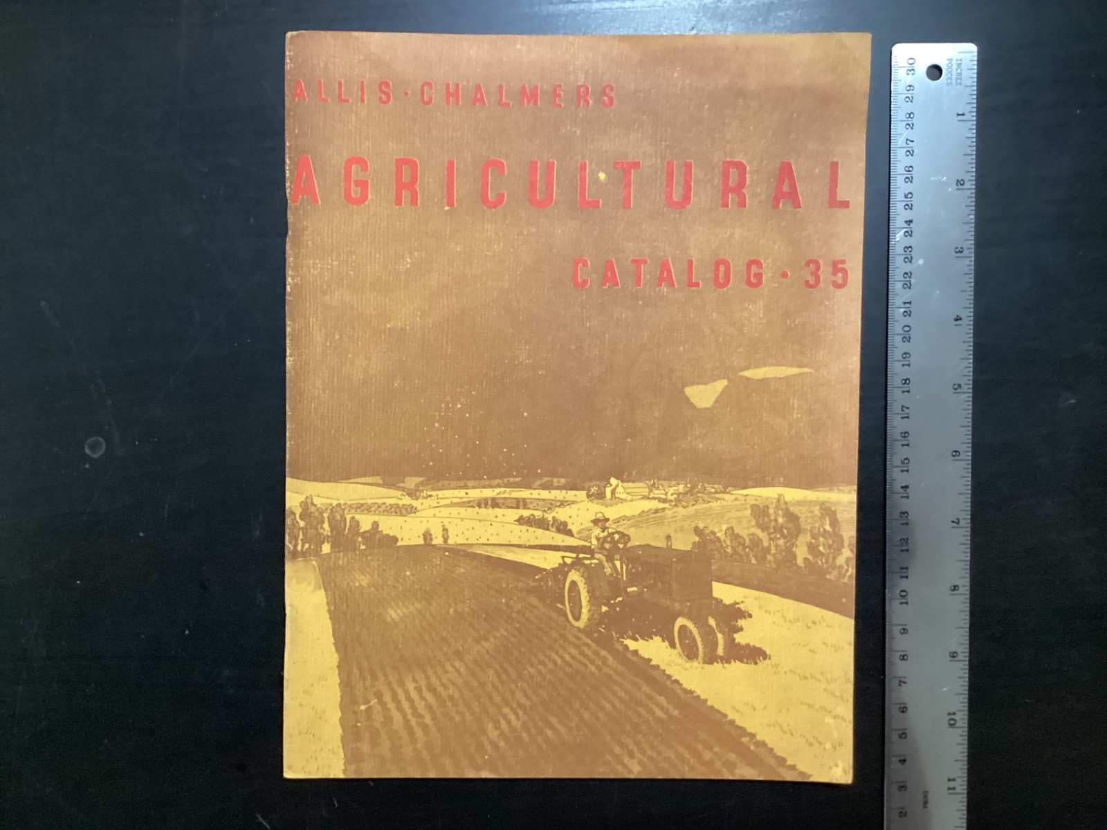 VINTAGE ALLIS CHALMERS #35 TRACTOR EQUIPMENT CATALOG BROCHURE