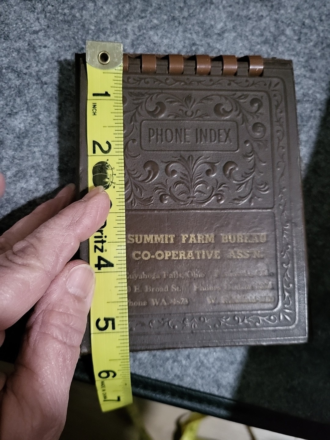 Antique Vintage Summit Farm Bureau Phone Index Ohio