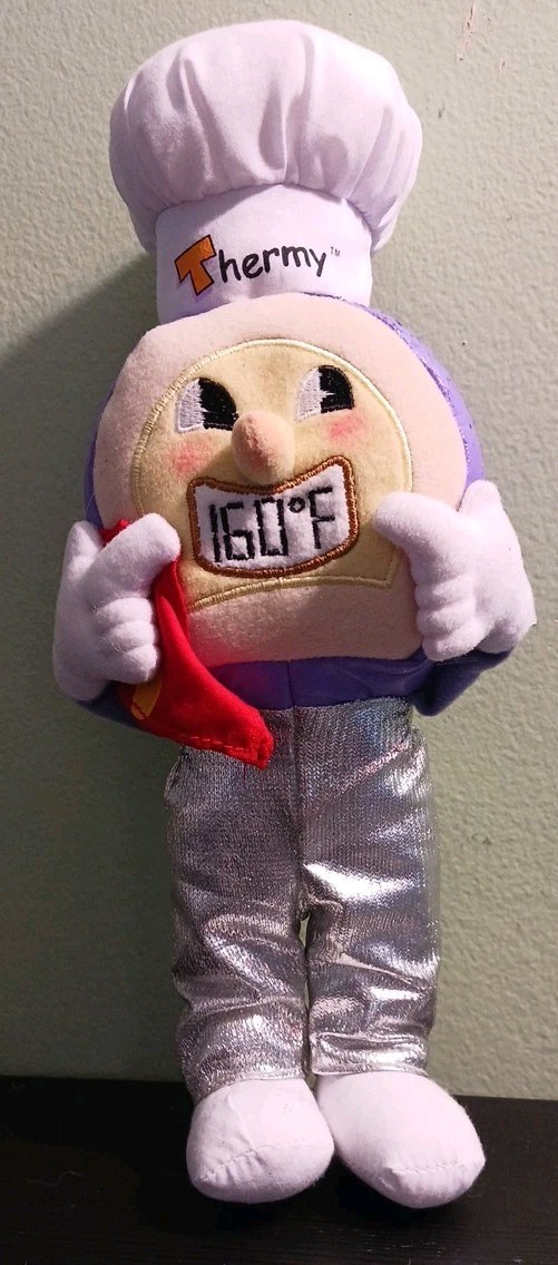 Thermy Thermometer Plush toy 10&Prime; tall U.S. Dept. of Agriculture RARE 2017