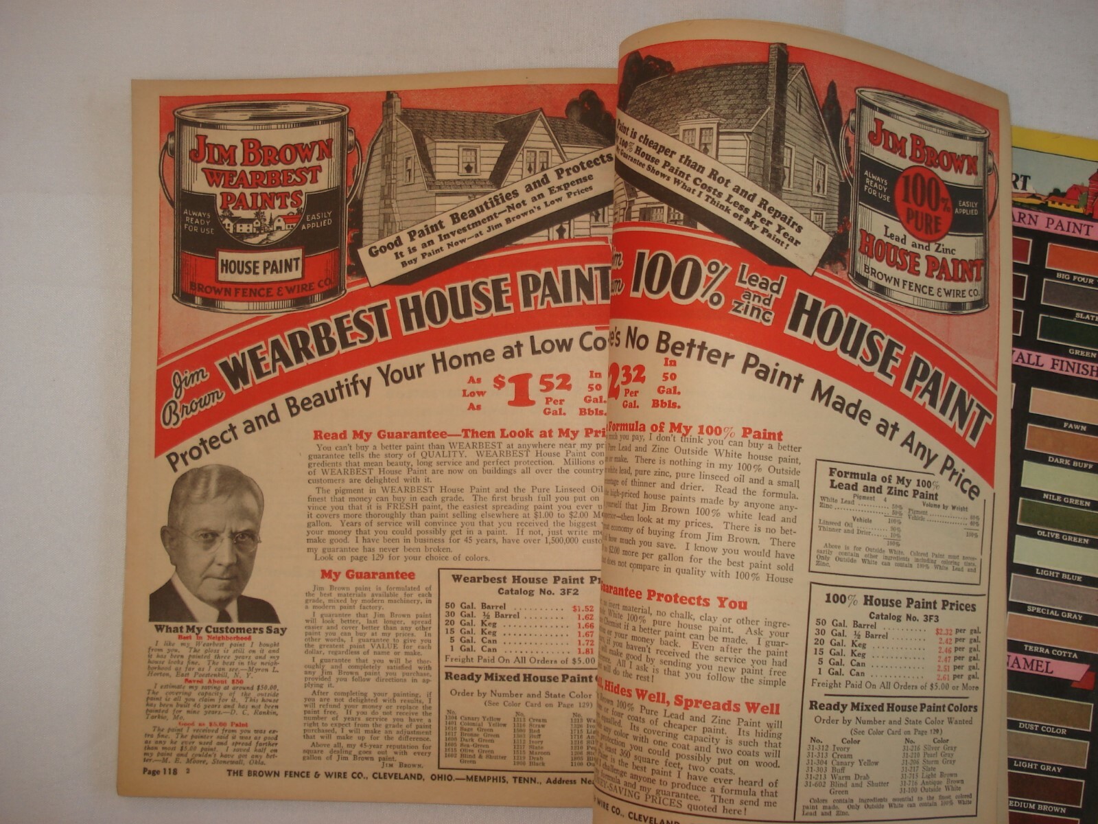 1934 CATALOG BROWN FENCE & WIRE BARGAIN BOOK AGRICULTURAL FARM