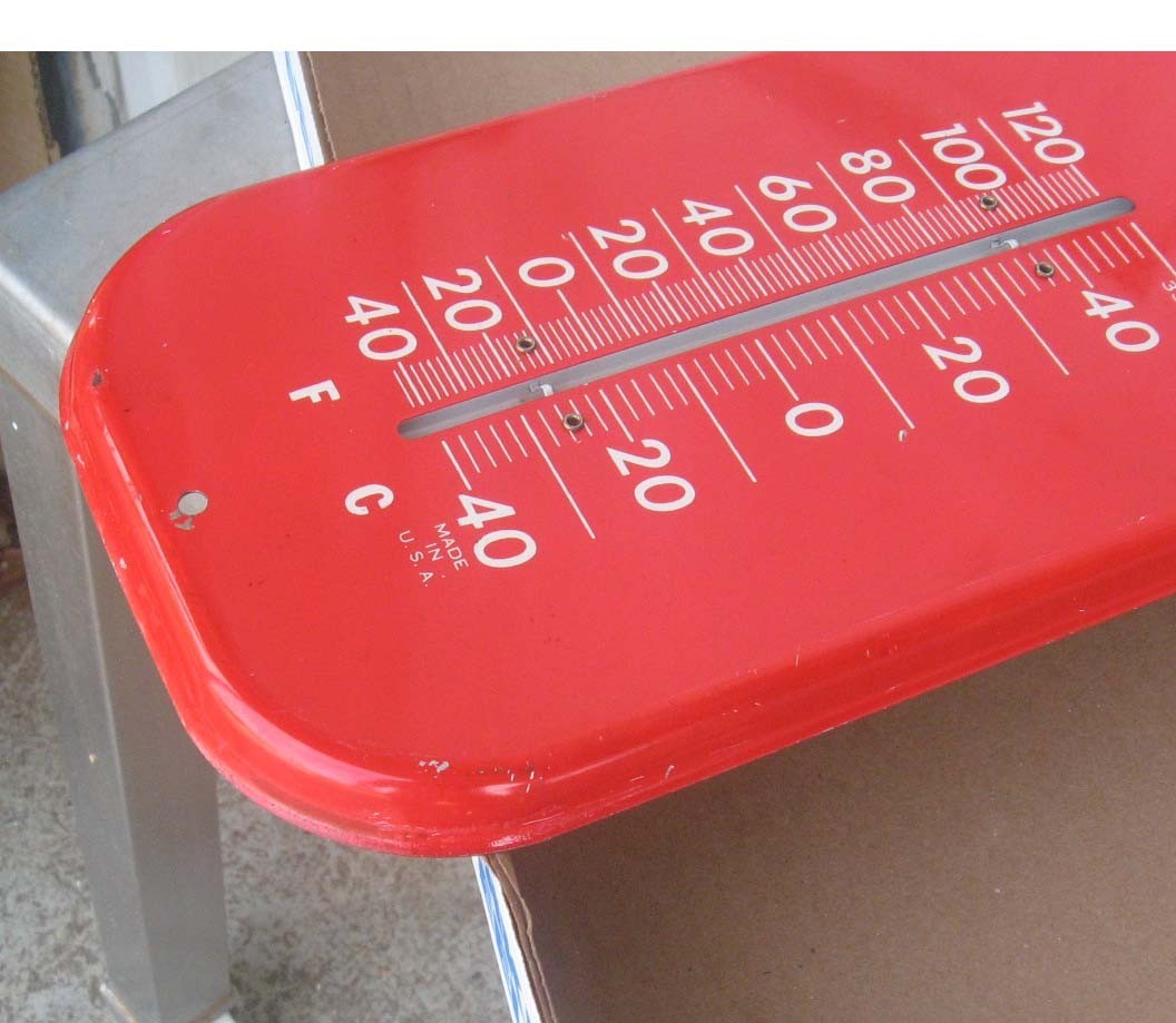 GRAVELY LAWN MOWER GARDEN TRACTOR CO TIN THERMOMETER SIGN
