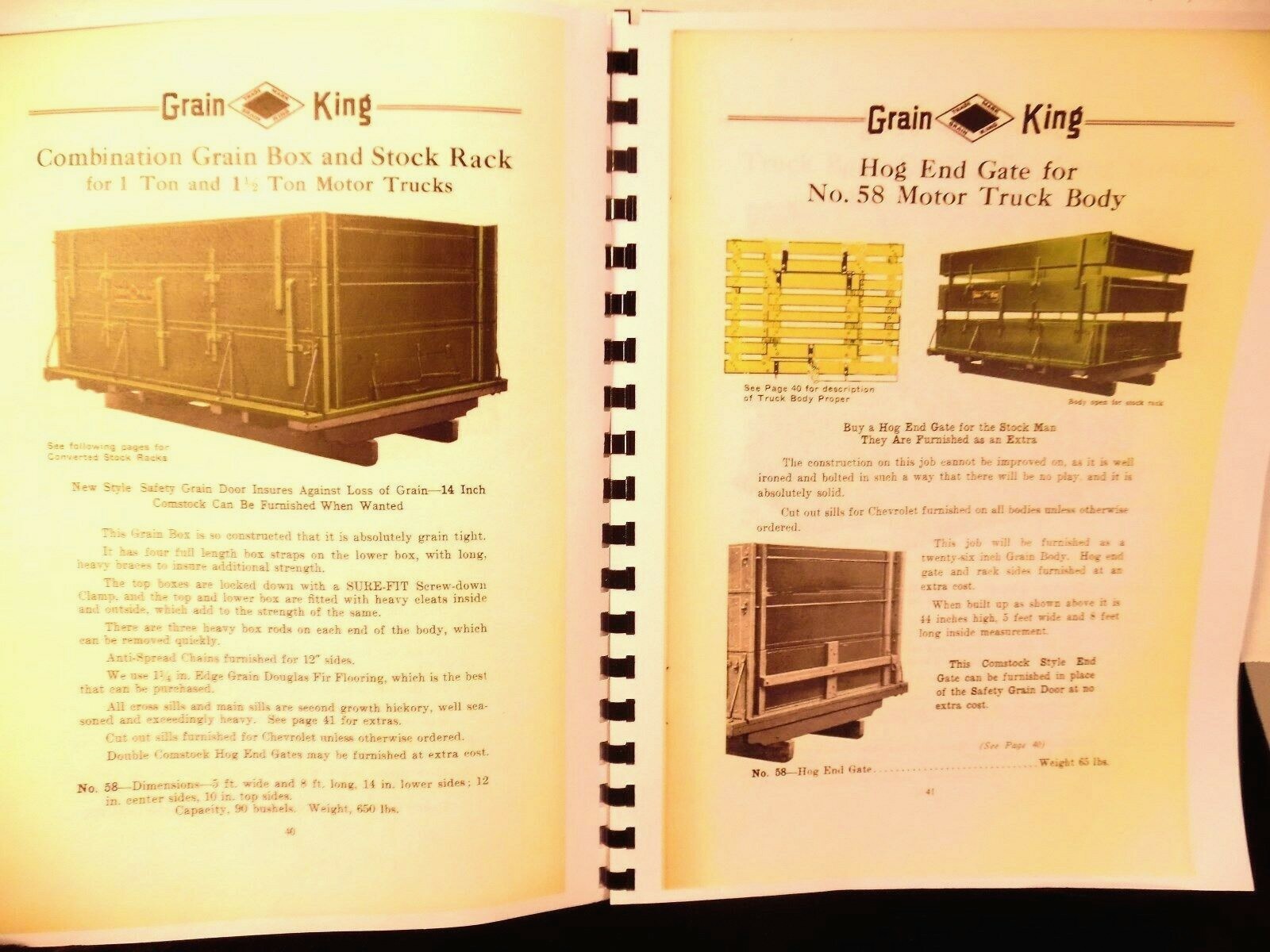 Grain-KIng Mfg, Co .Fine Farm Implements Cat. # 2 Minnesota Transfer Sales Book