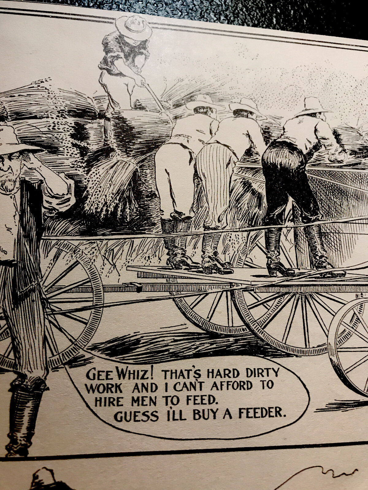 1904 Parsons Hawkeye Feeder Farm Engraving Advertising – Newton – Iowa – 8 X 10