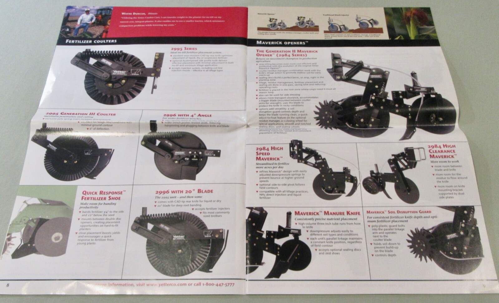 Yetter Manufacturing Co. Productivity Tools And How To Use Them Brochure (2004)