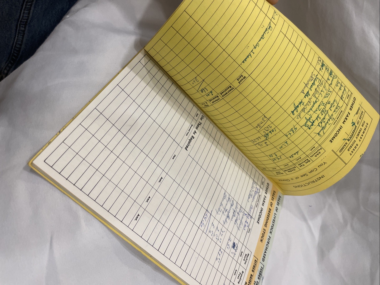 Norseland MN Farmers Record Book