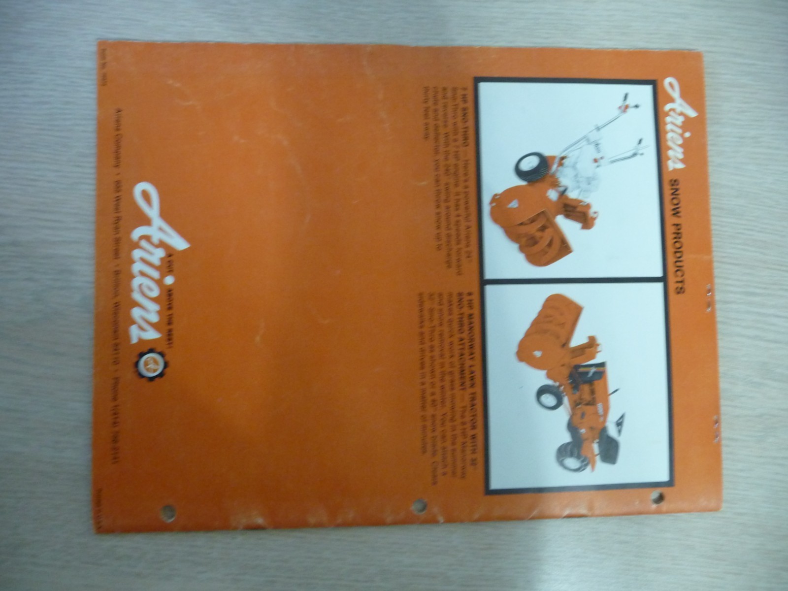 Ariens Lawn & Garden Equipment Catalog « a Cut above the Rest »