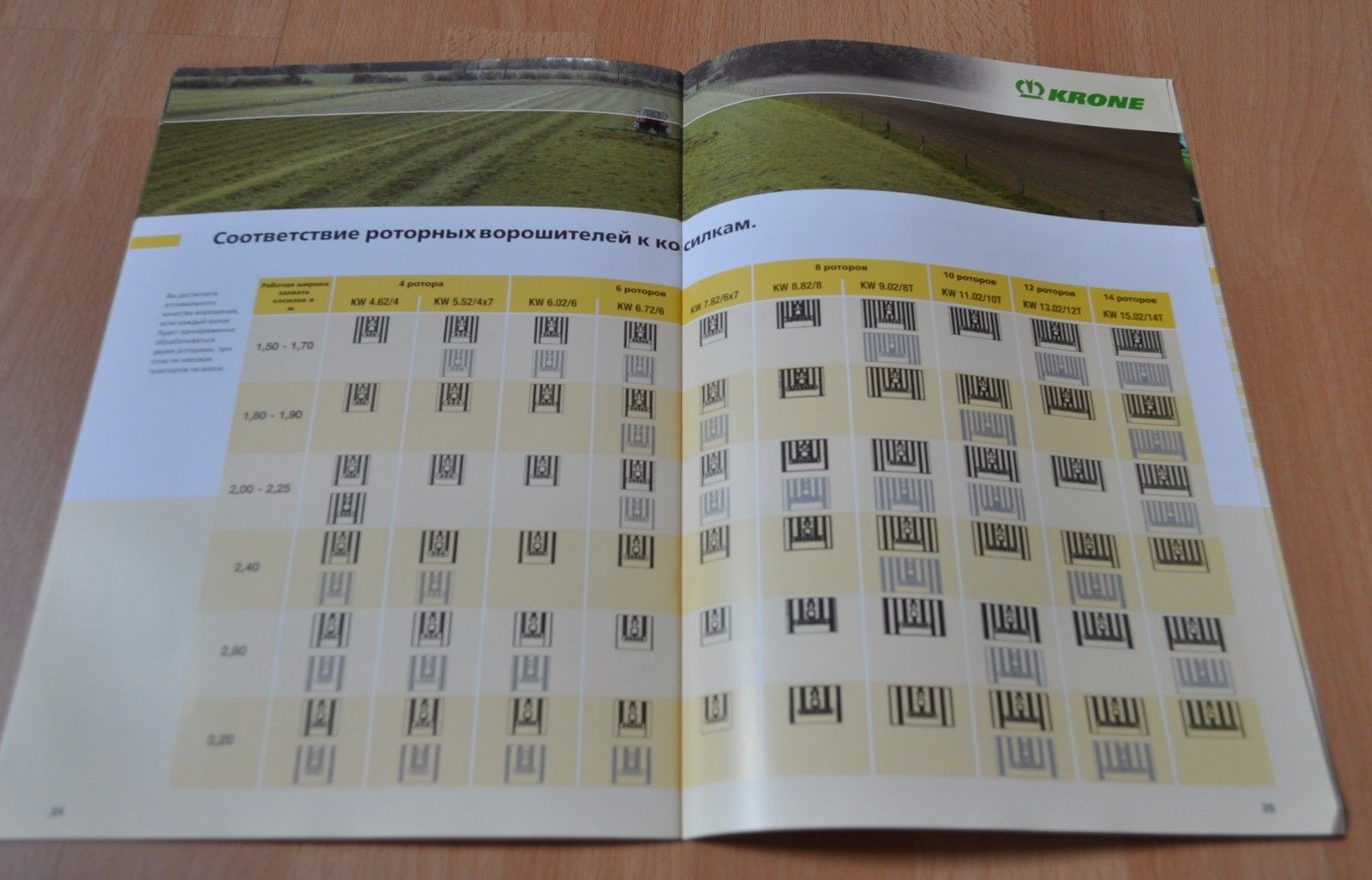 Krone Rotary Redders KW Brochure Prospekt
