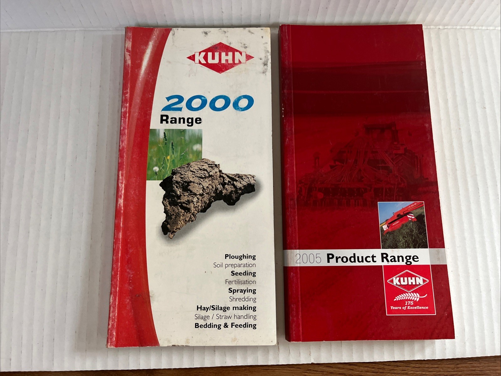 Kuhn Farm Machinery Sales Brochures 2000 And 2005