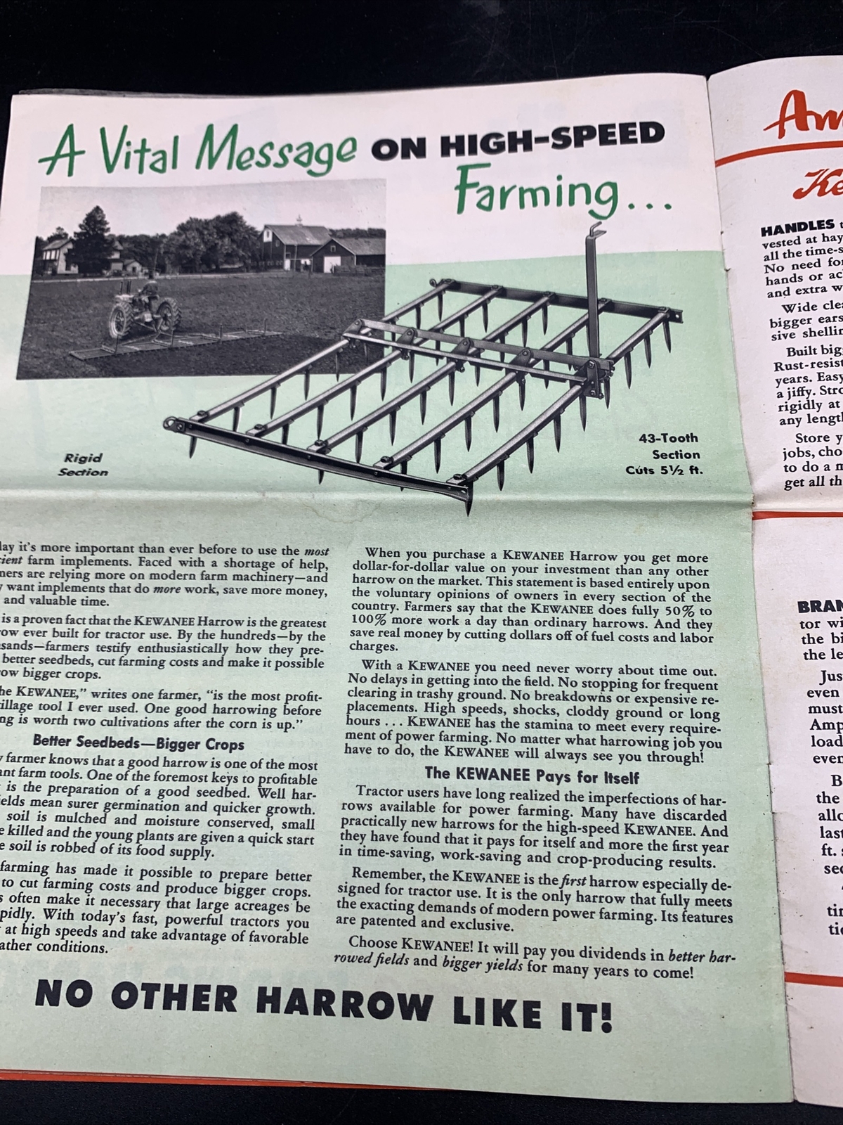 Original 1940’s Kewanee Machinery & Conveyor Brochure/Catalog Mailer-16 Pages