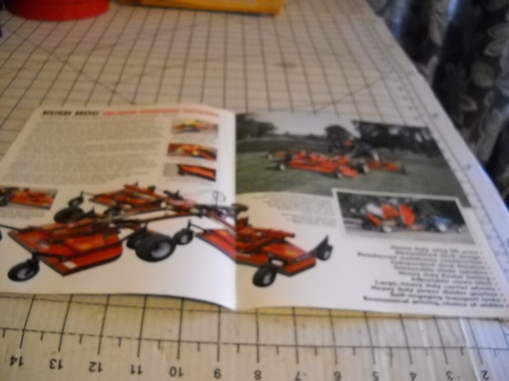 Original OEM OE Bush Hog Tri-Deck Finishing Mowers Sales Brochure