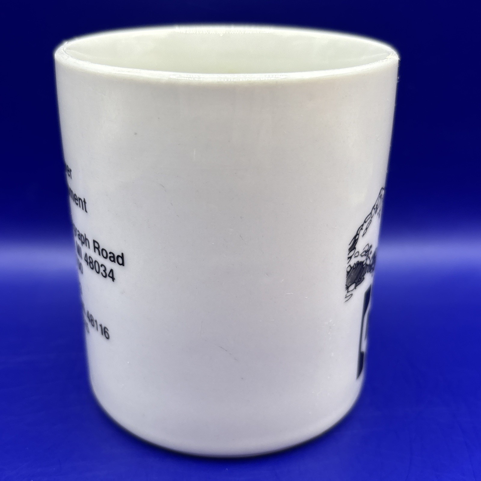 CASE Power and Equipment Promotional White Ceramic 10-ounce Coffee Mug- Michigan