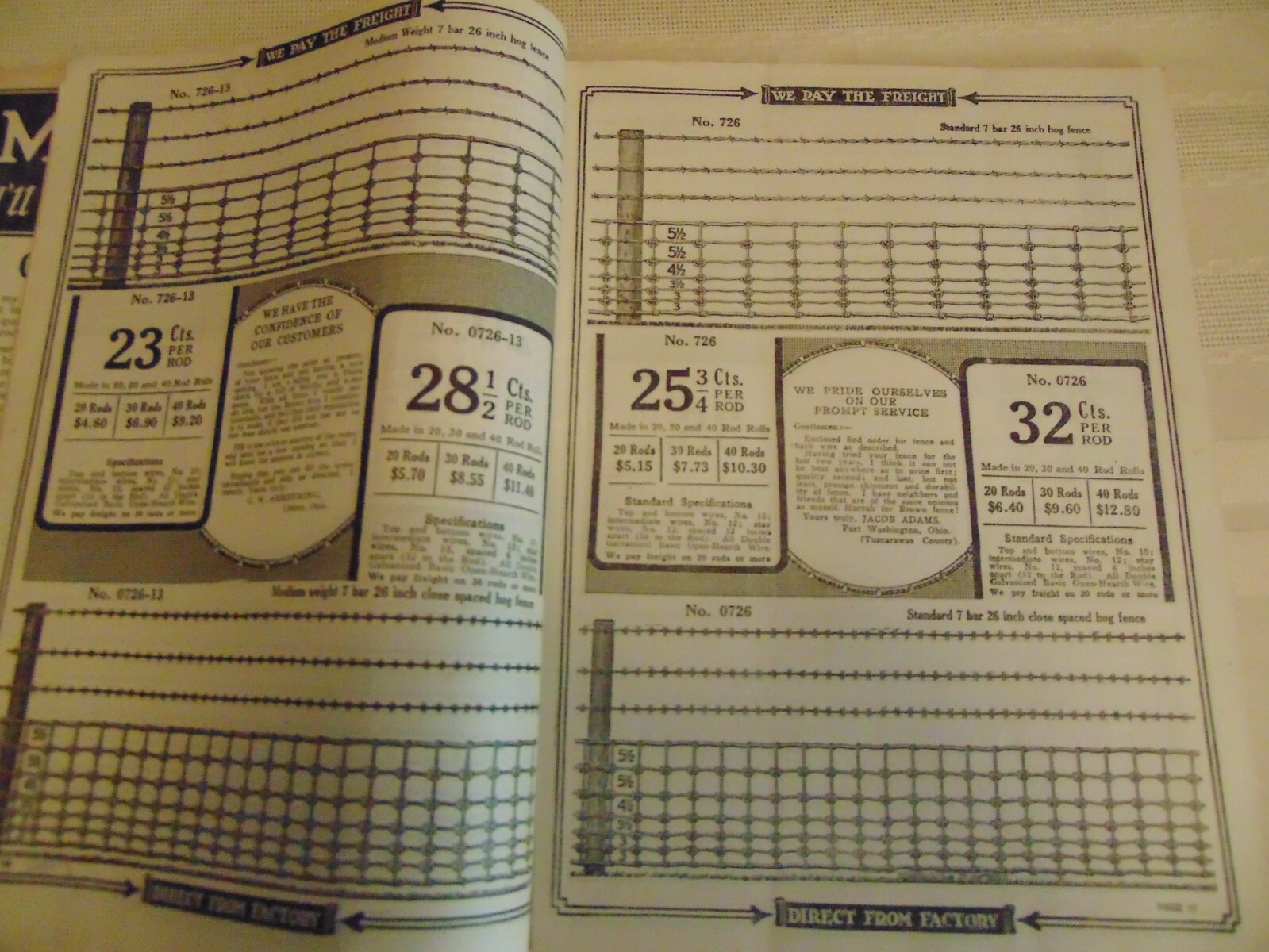 Here&rsquo;s Jim Brown Catalog- 1922 Summer & Fall- Fencing/Gates/Roofing/Paint
