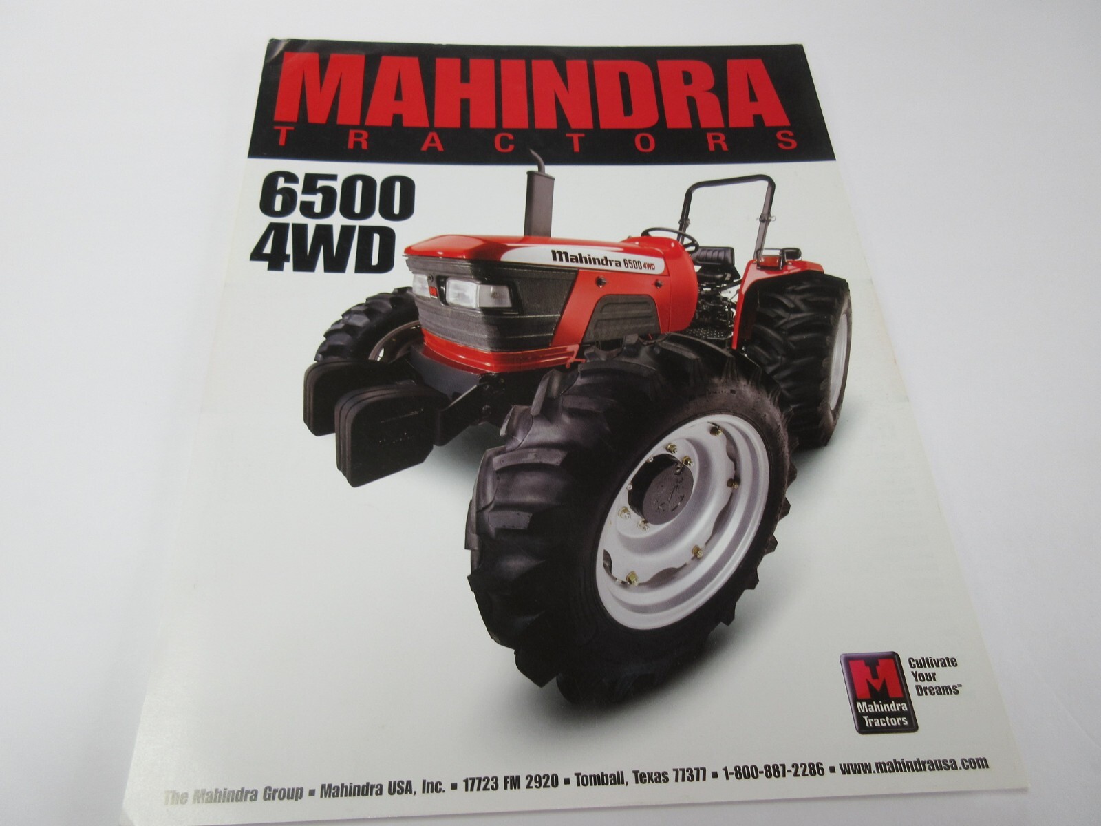 Mahindra 6500 4WD Tractor Brochure 2 Page