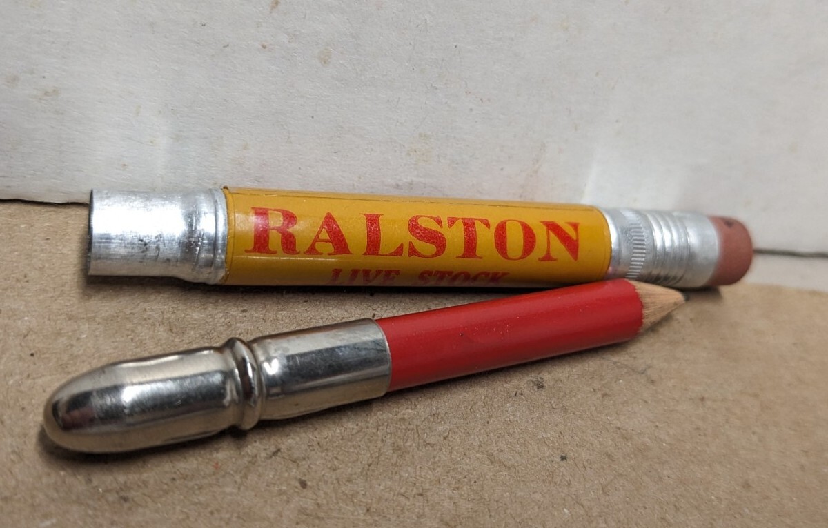 Vintage Ralston Livestock Commission Co Omaha Nebraska NE Bullet Pencil
