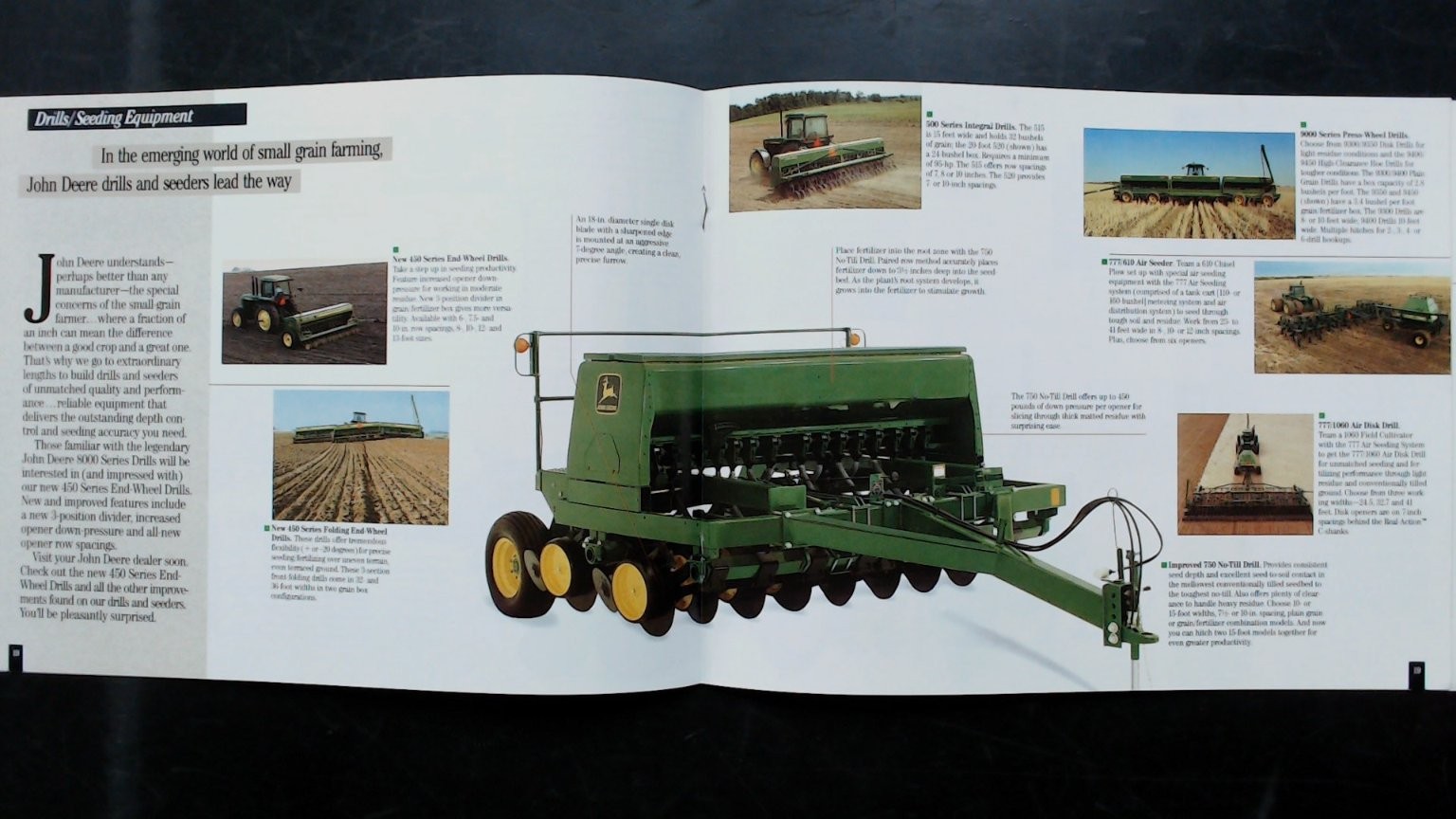 John Deere 1991 Long Green Line Agricultural Equipment Brochure