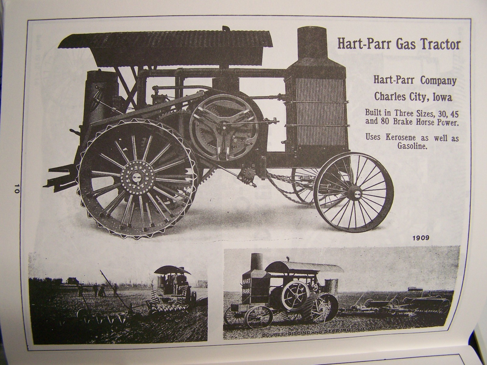 OLIVER/HART/PARR FARM EQUIPMENT DATA BOOK~ADV./BY ALAN C. KING~1898/1975 TRACTOR