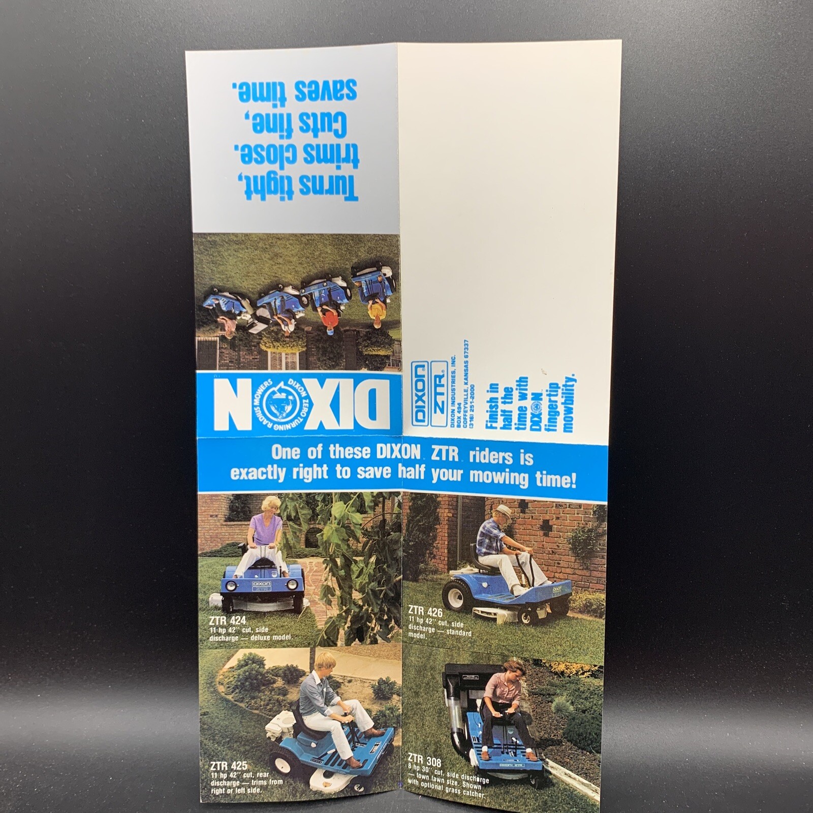 1979 Dixon Zero Turn Mower Sales Brochure/Pamphlet-NOS