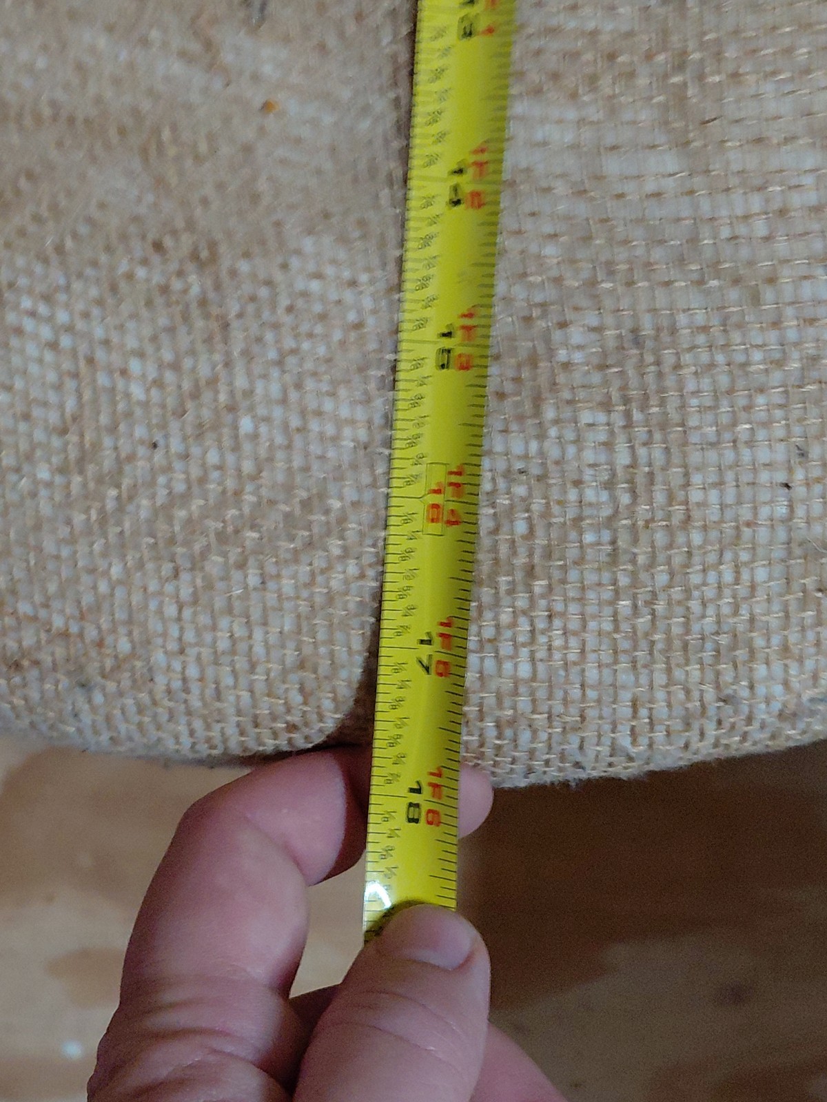 LARGE Vintage 33 Lb. Bale Of Raw USA Cotton Burlap Wrapped 21in x 18in x 13in