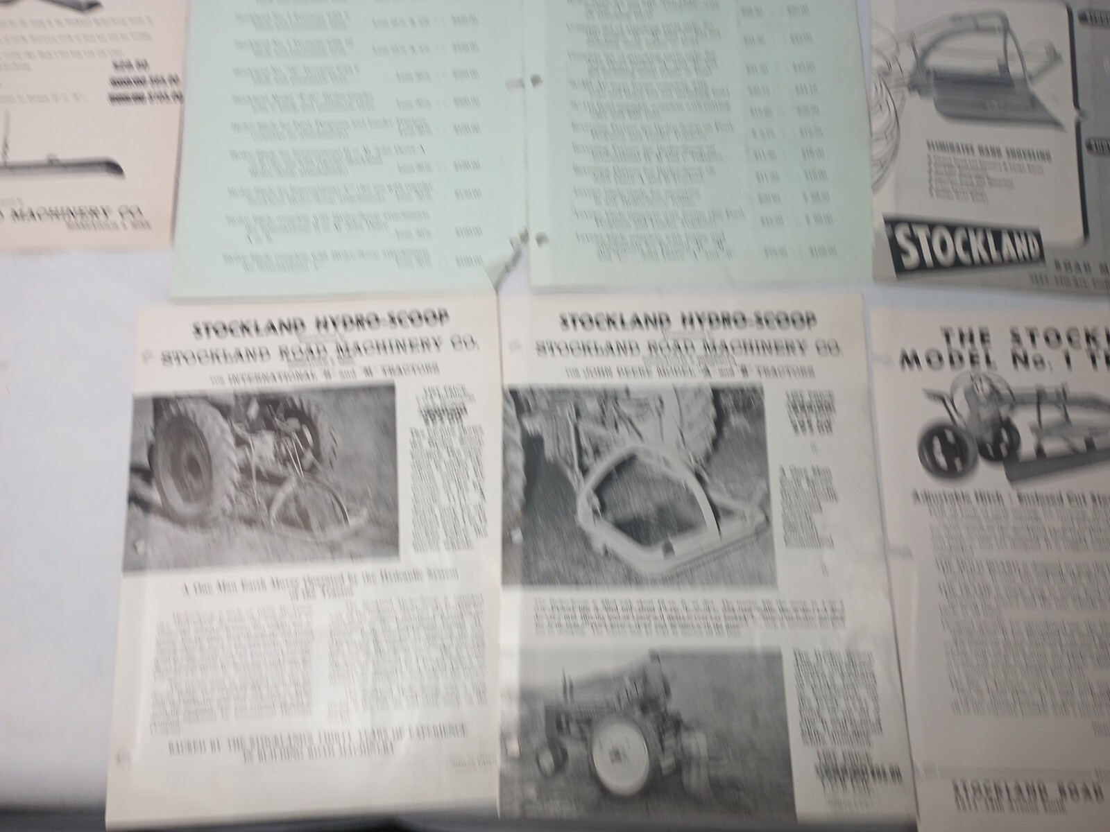 Lot Of Vintage Original Advertising Brochures From Stockland G94 2