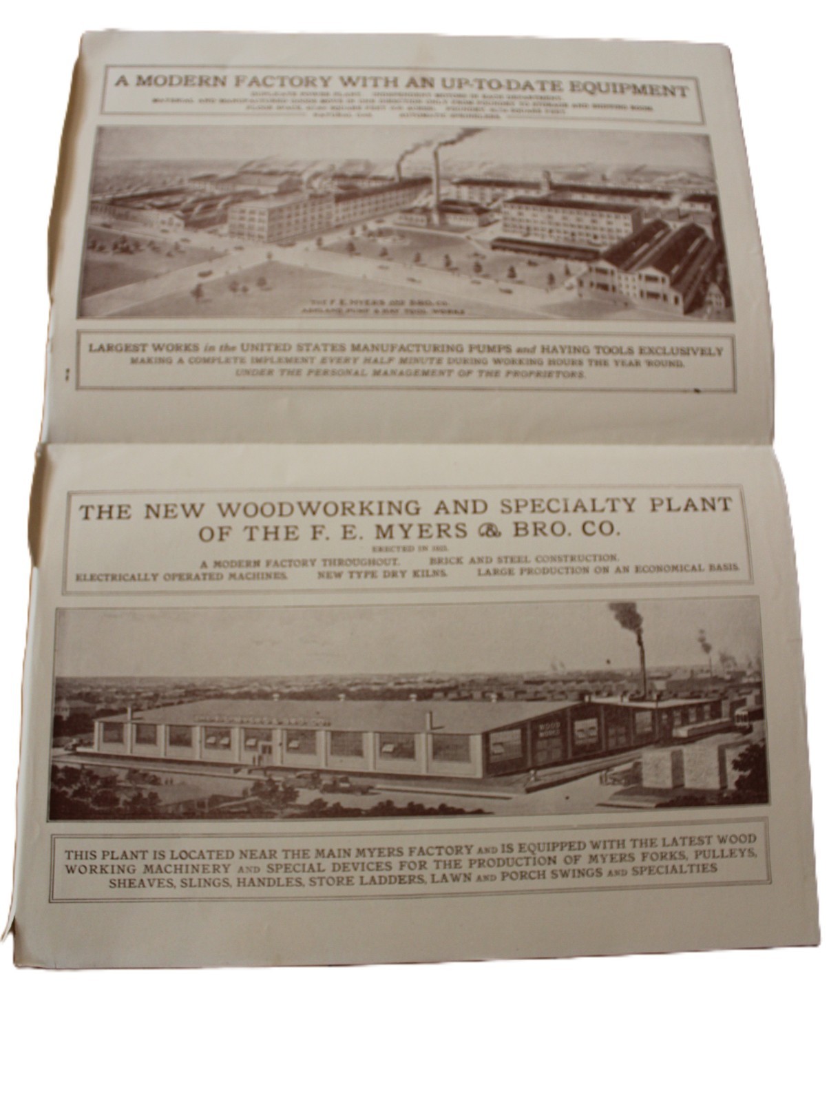 1925-26 Two Equipment Catalogs Myers Pumps Hay Tools & Door Hangers No. 57, 58
