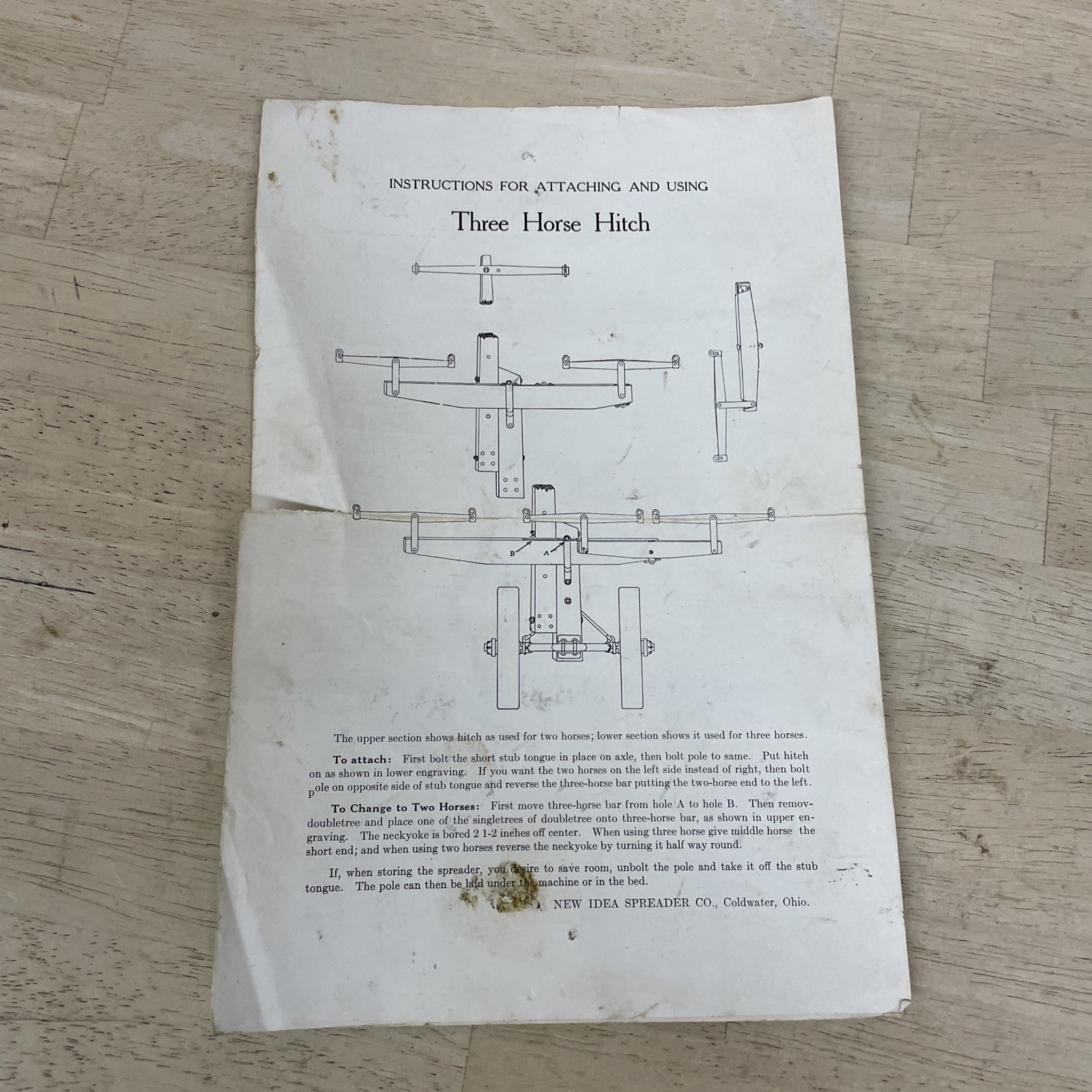 Antique Tractor Wetmore Hammer Mills New Idea Spreader Co. Farm Owner Manual Lot