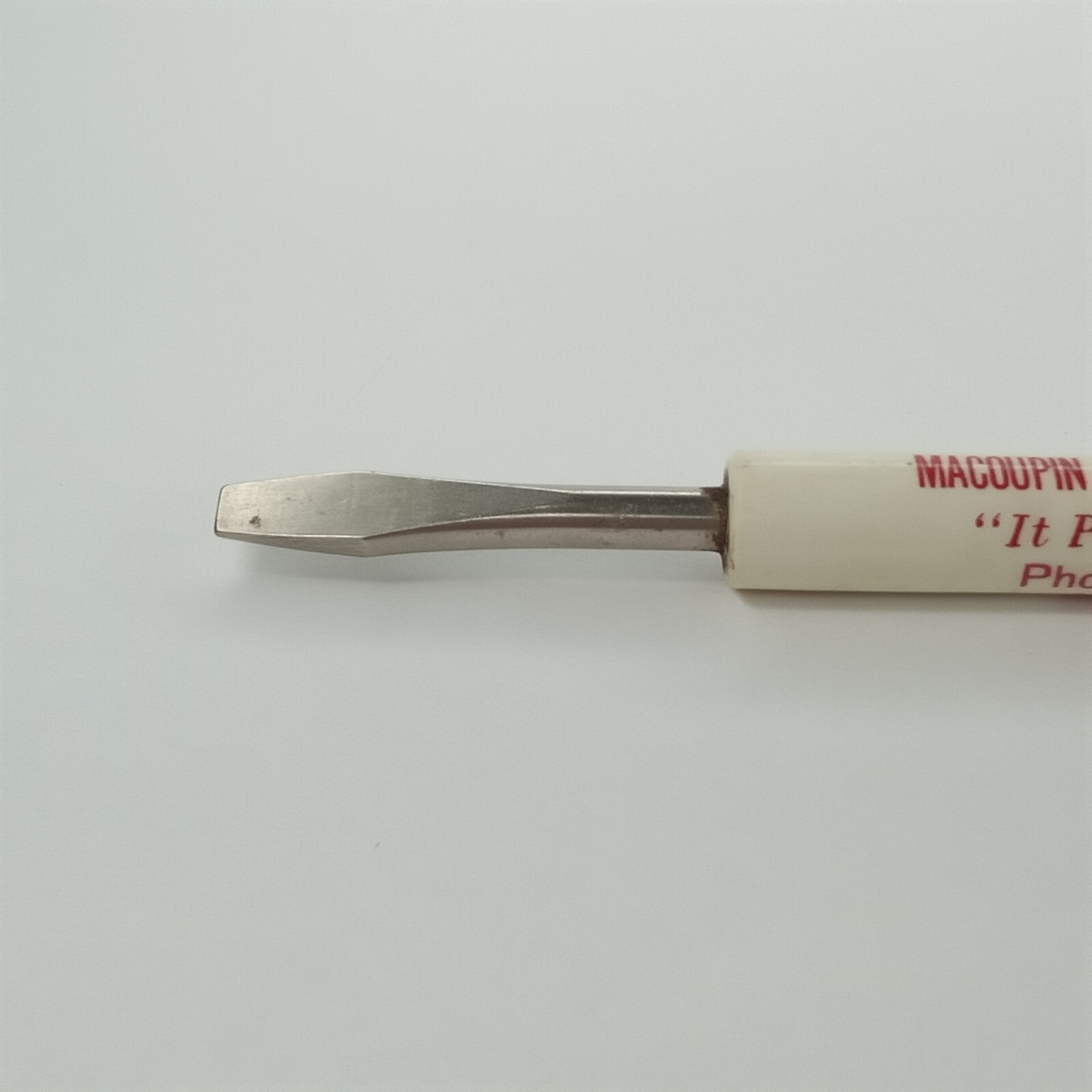 Vintage 1950s Advertising Bottle Opener Macoupin County Illinois Farm Bureau