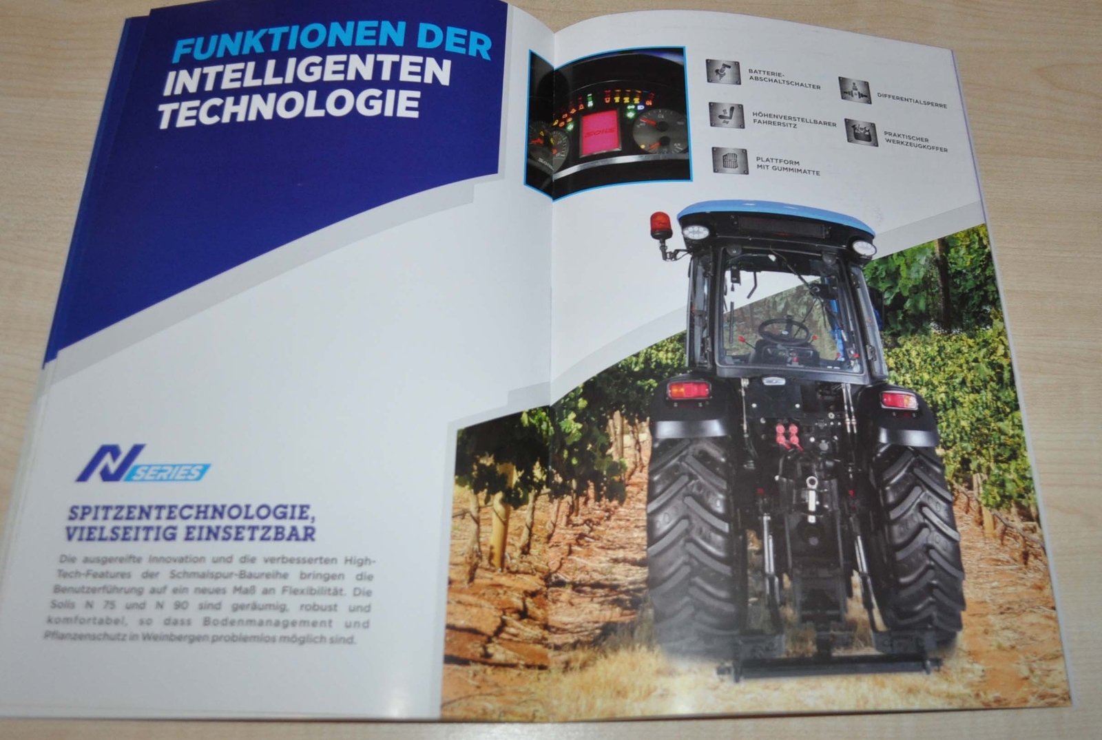 Solis Model Rande DE Tractor Brochure Prospekt India