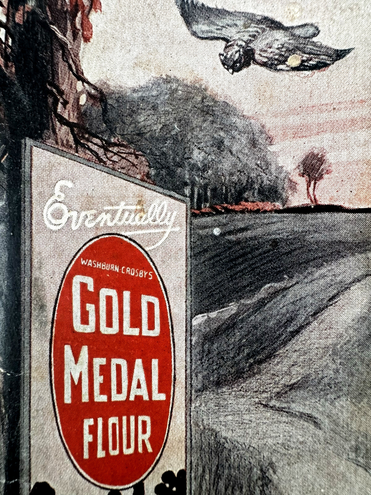 Vintage Gold Medal Flour Note Pad (HANDWRITTEN FARM NOTES) 1919-1920~343