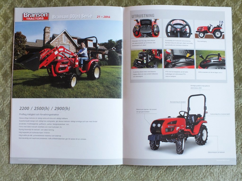 BRANSON K-Series Tractor Farm Equipment Brochure 2014