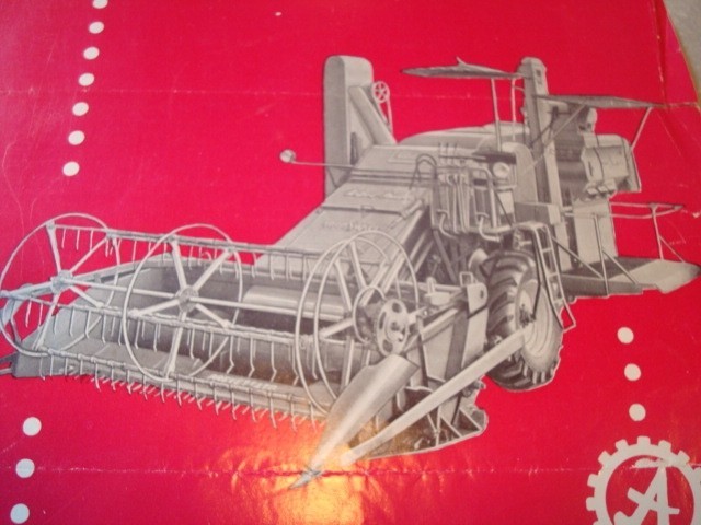 Italian Thresher Mietitrebbiatrice 1000 Super Rare Brochure Leaflet