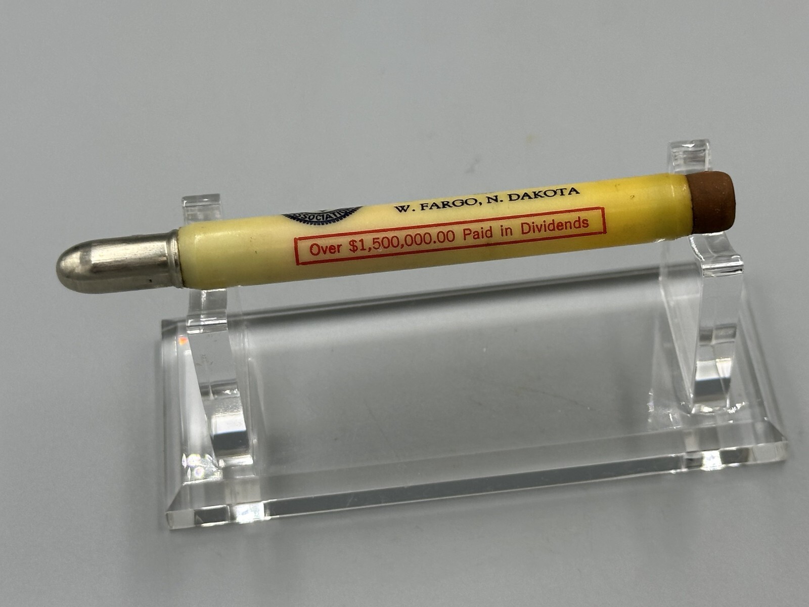 Vintage LIVE STOCK Selling BULLET PENCIL Farm Advertising ST PAUL Fargo BILLINGS