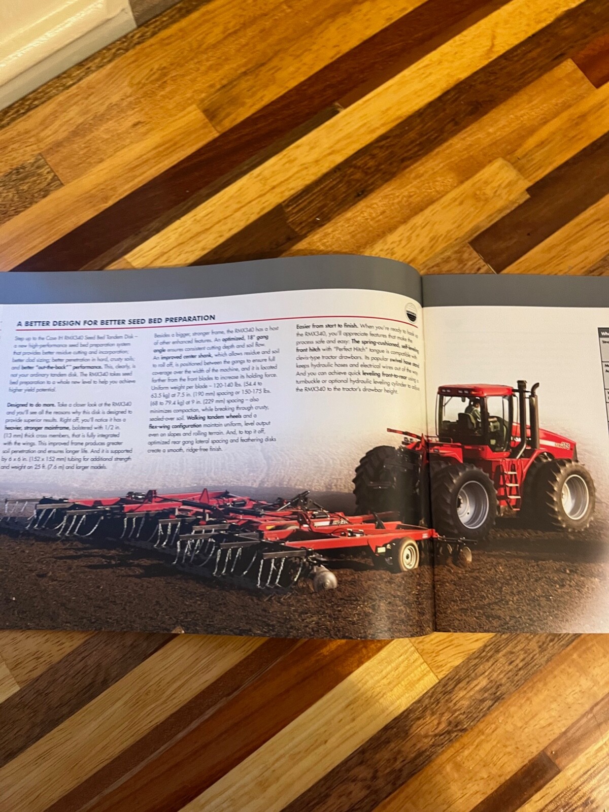 Case IH Tandem Disks sales brochure