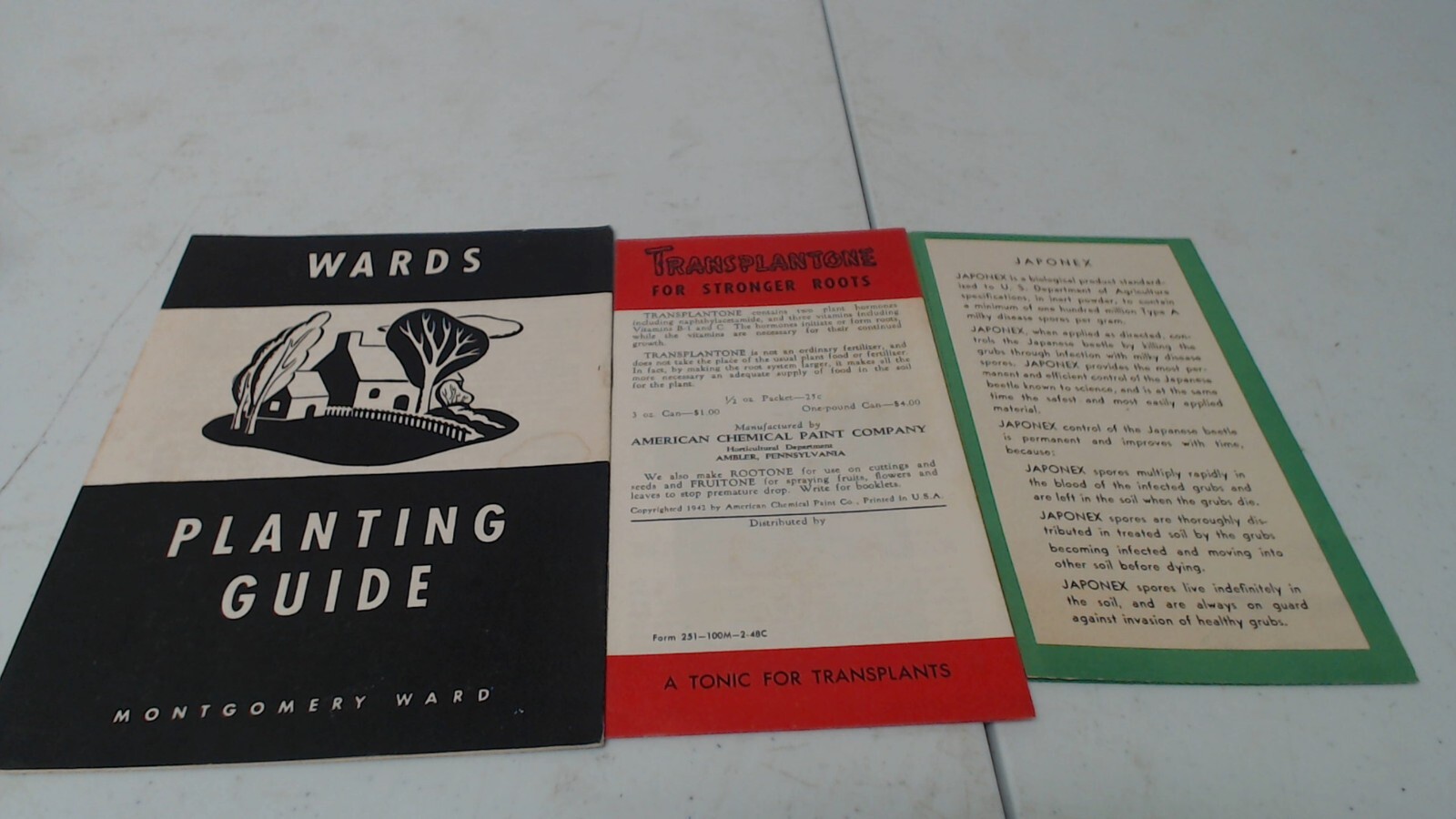 1947 Wards Planting Guide Booklet Montgomery Ward 15 PAGES + EXTRA