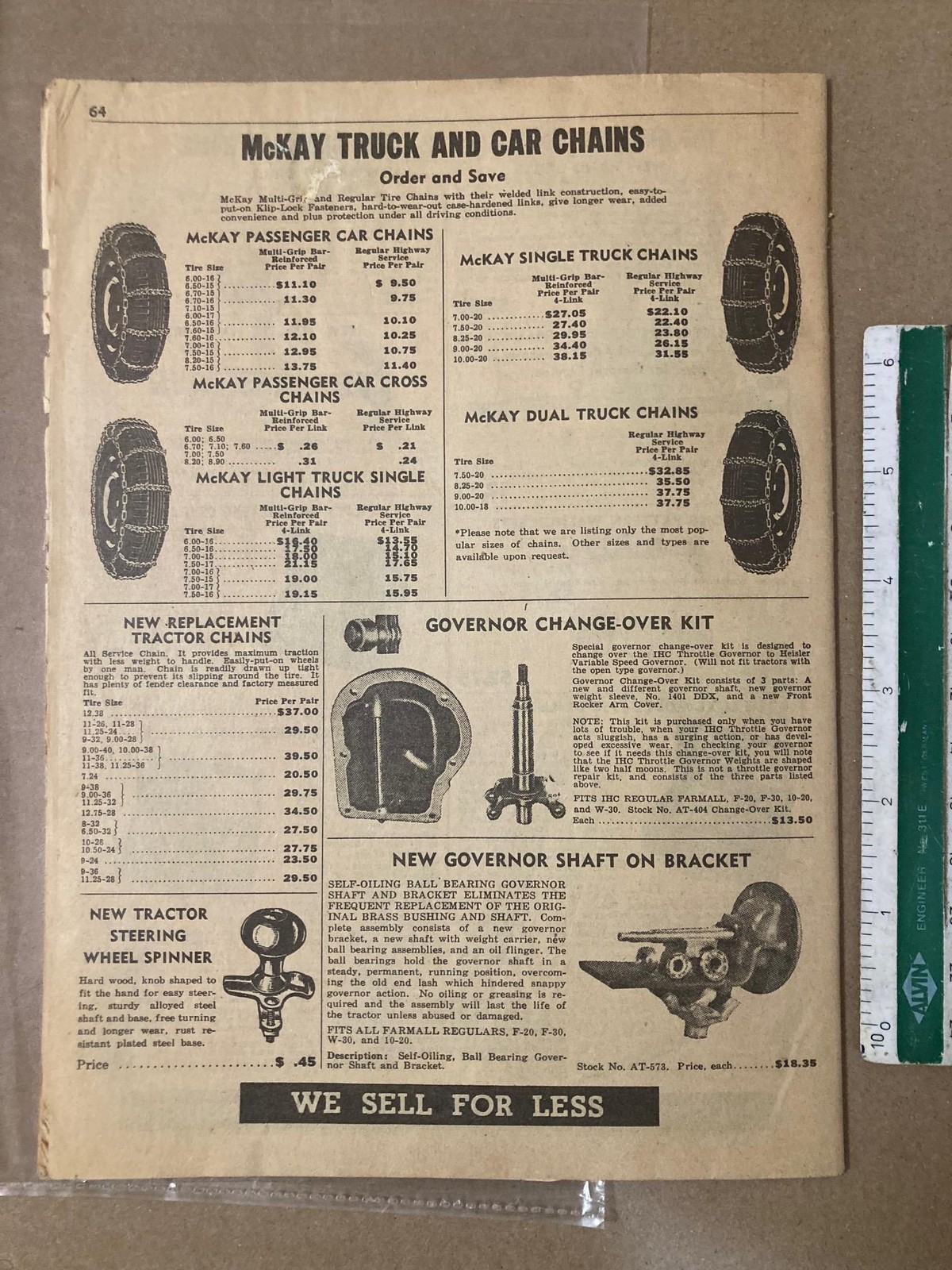 VINTAGE 1951 TRACTOR PARTS CATALOG ACME SUPPLY LINCOLN NEBRASKA FARMS & FARMING