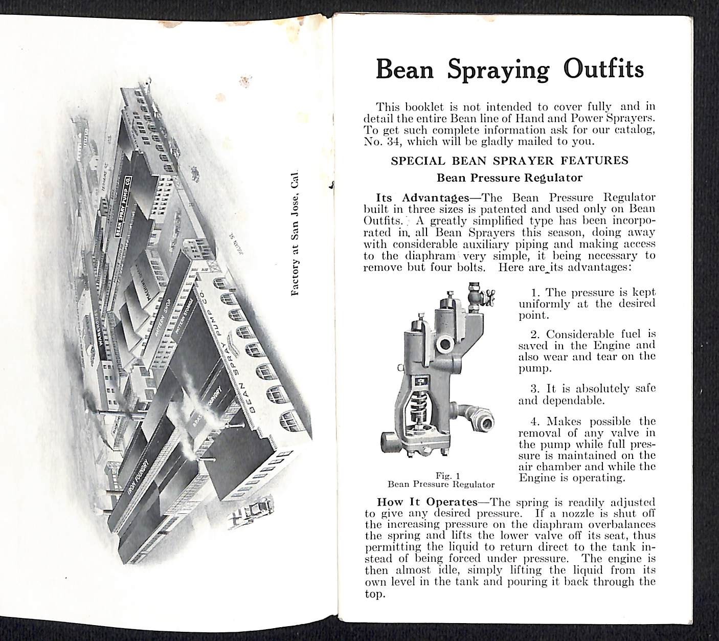 Bean Spray Pump Co Lansing, MI Hand and Power Sprayers Catalog No. 34 32pp (#2)