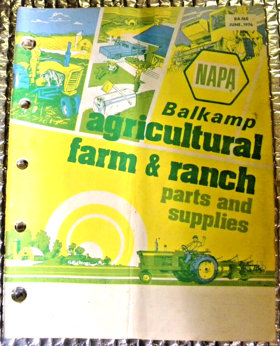 1976 Napa Balkamp Agricultural Farm & Ranch Parts Supplies Catalog FREE SHIP !