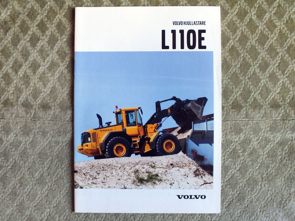VOLVO BM L110E Wheel Loaders Tractors Brochure Prospekt 2002