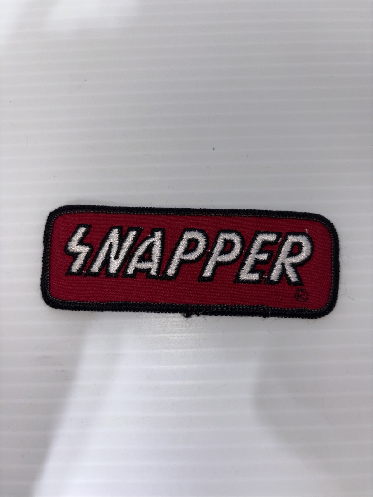 Vintage Snapper Tractor Lawn Mower Farm Equipment Patch NOS 1-3/8×4”