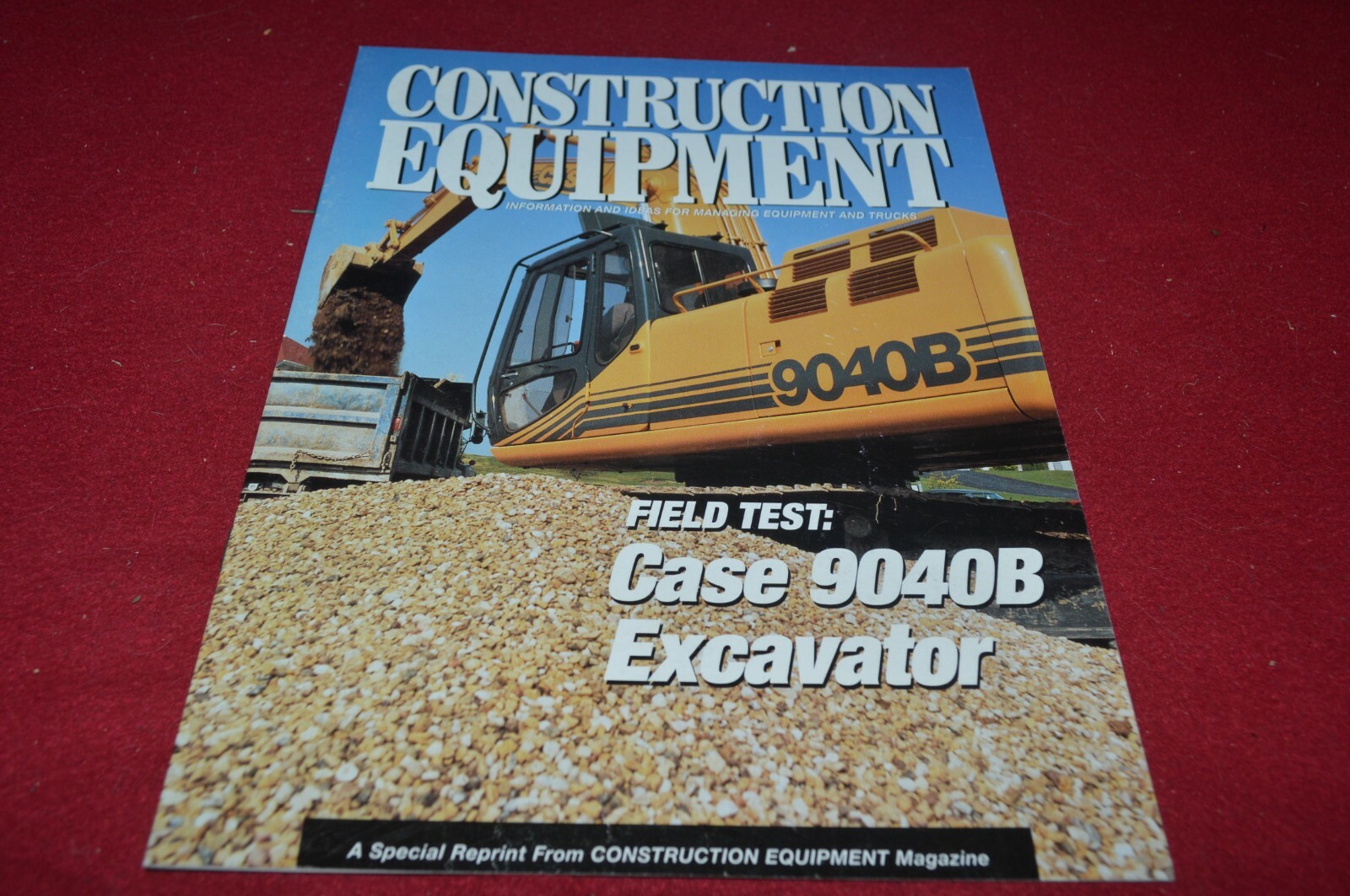 Case Tractor Construction Equipment Magazine Brochure DCPA14