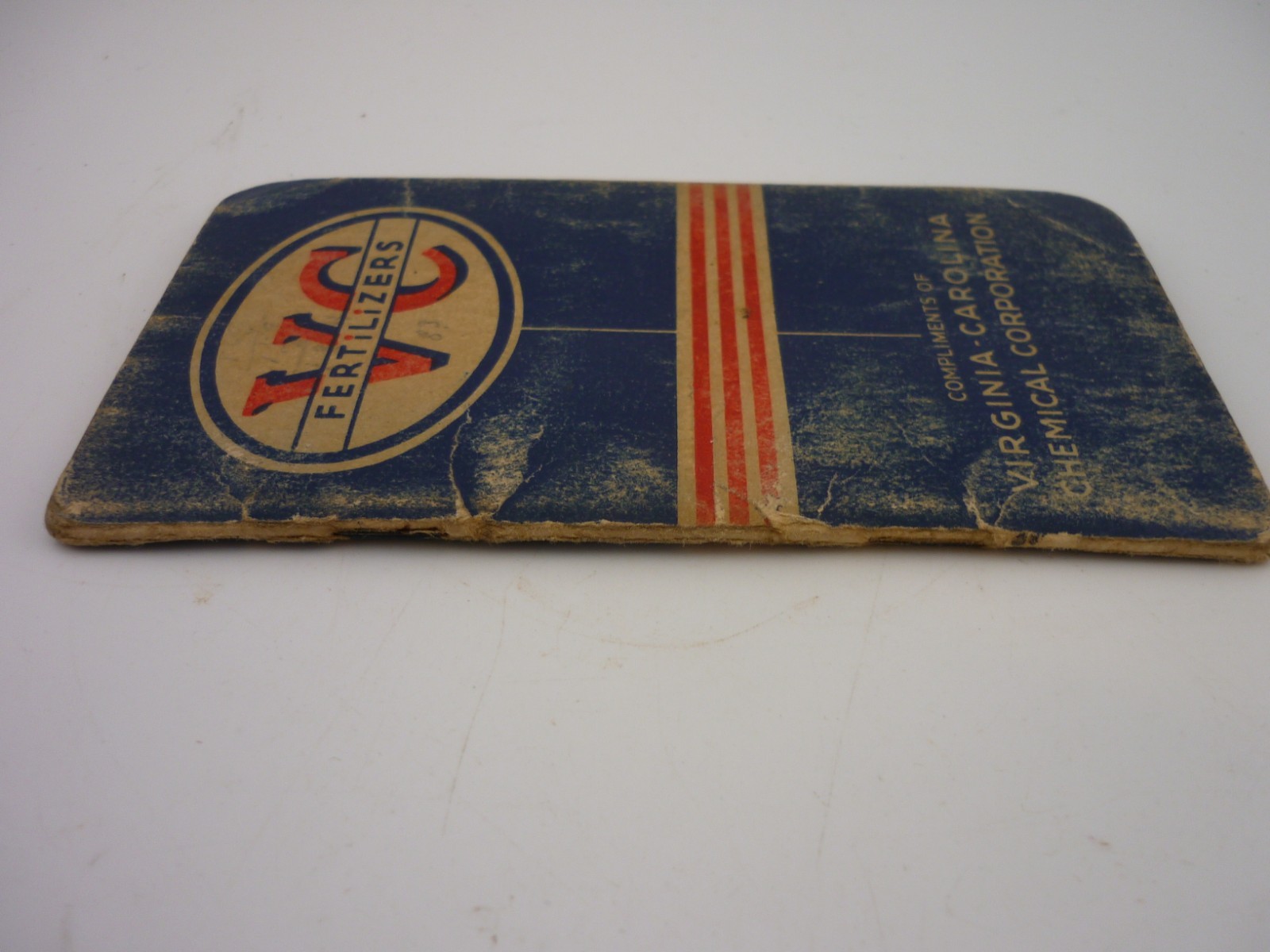 1941 V-C Fertilizers Pocket Notebook Tobacco Farm Advertising