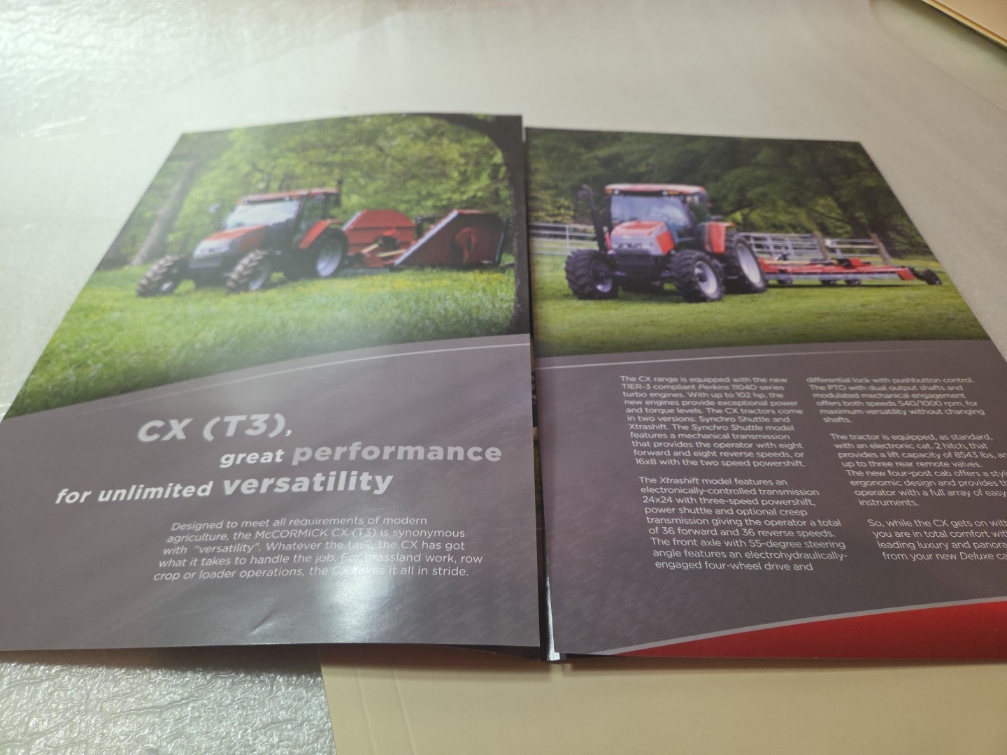 McCormick CX Series Tractor Brochure Vintage Agricultural Advertising